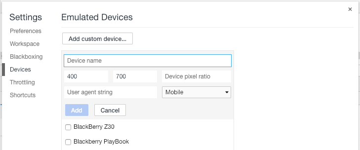 Add devices