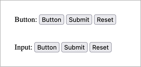 Buttons on Firefox