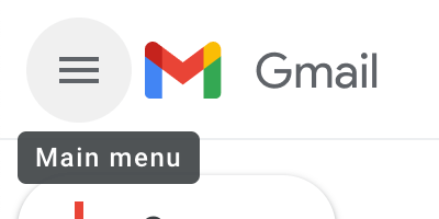 Gmail tooltip
