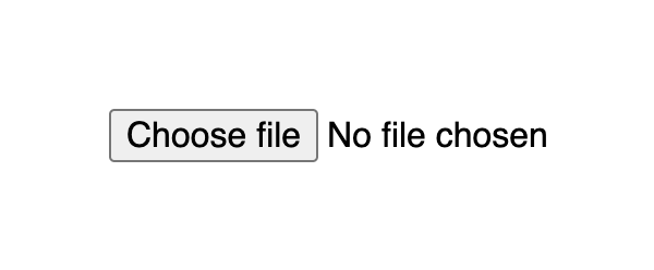 Input type file on Chrome