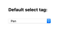 Select tag on Firefox