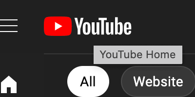YouTube title attribute