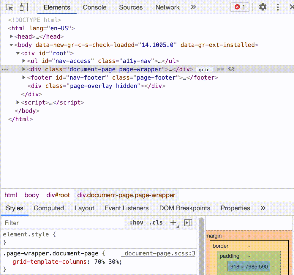 Toggle classes in Dev Tools