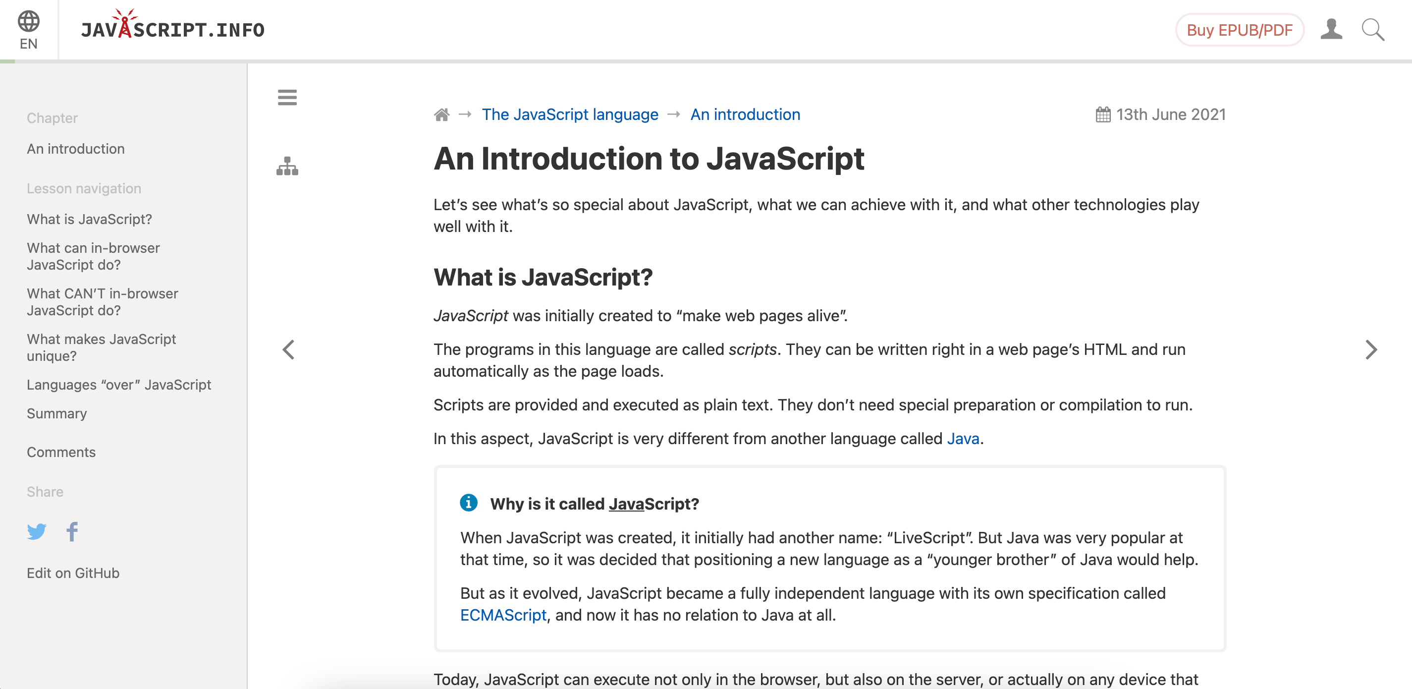 JavaScript Info